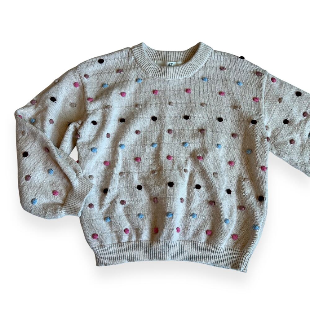 H&M Pink Dot Sweater 3/4